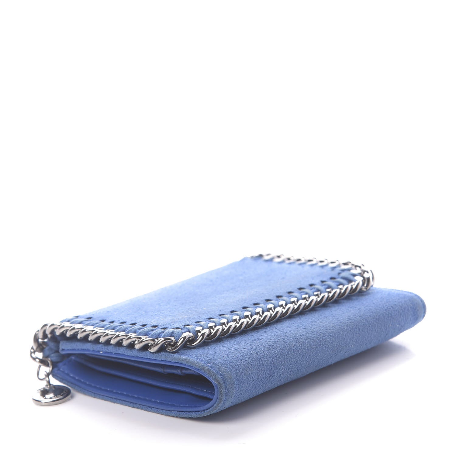 Stella McCartney Shaggy Deer Small Falabella Wallet Blue 4 of 10