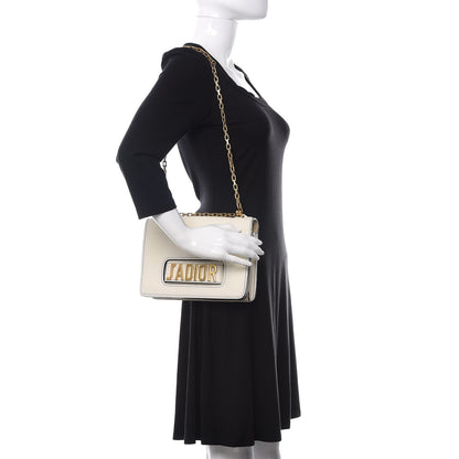 Christian Dior Calfskin J'Adior Chain Flap Bag Off White 2 of 11