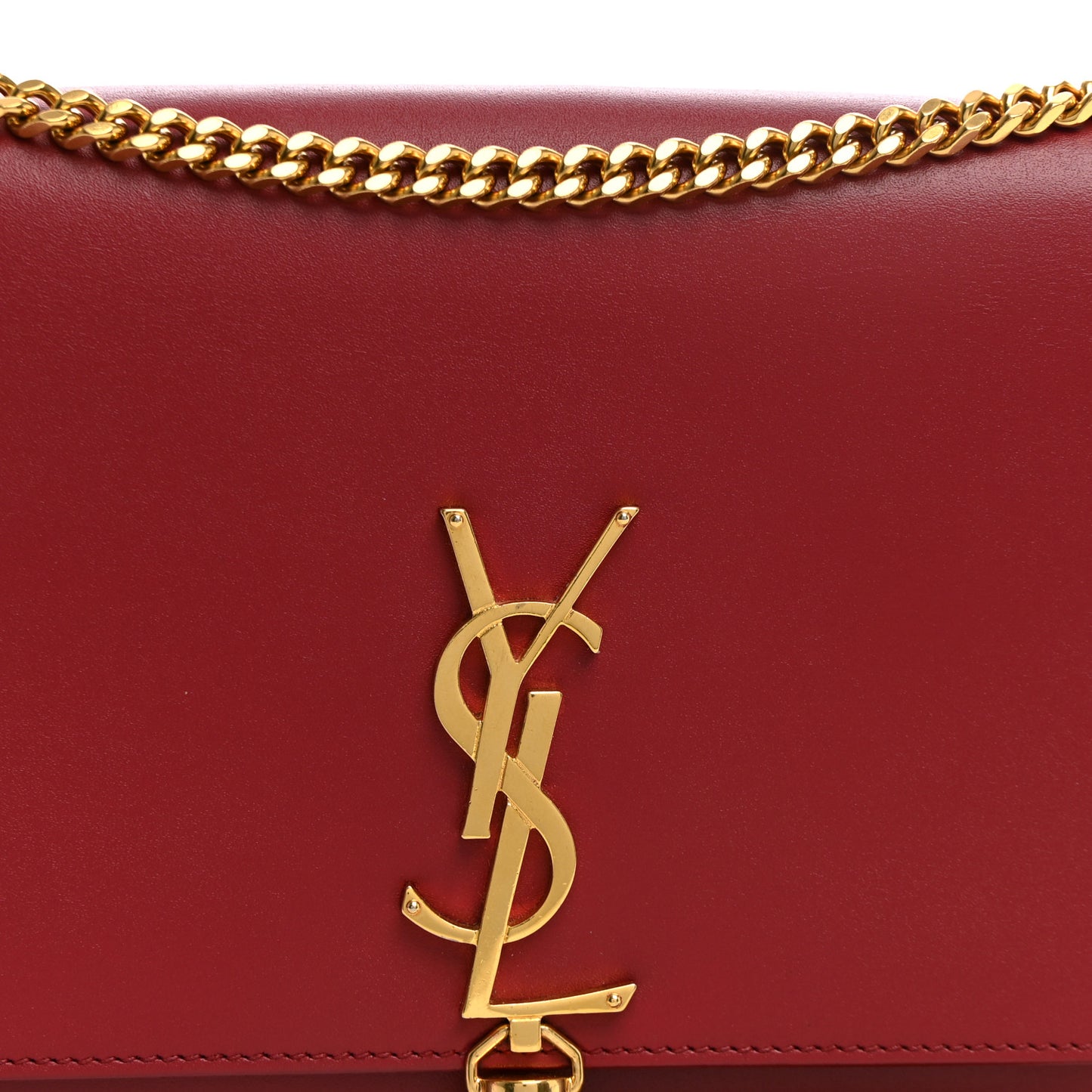 Smooth Calfskin Medium Classic Monogram Kate Tassel Satchel New Lipstick