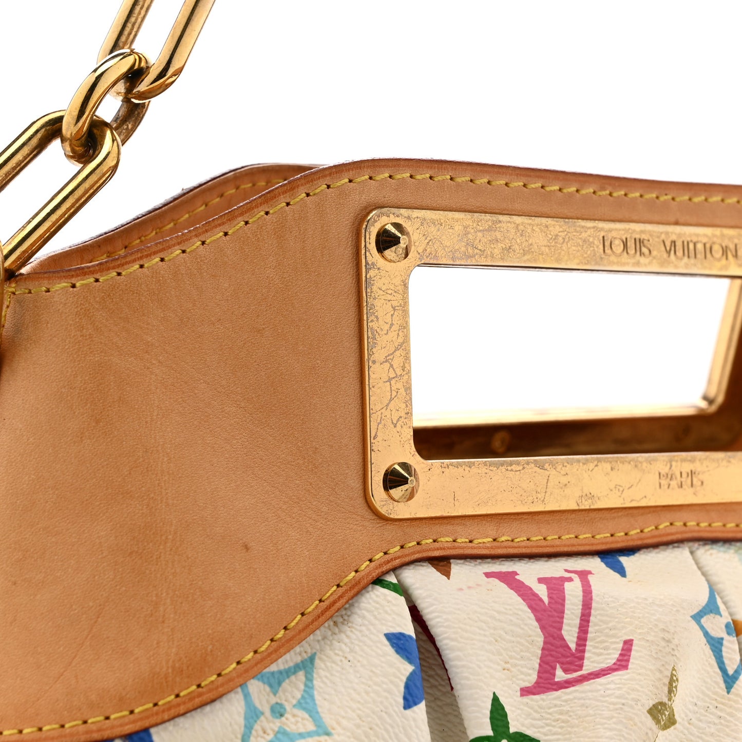 Monogram Multicolor Judy PM White