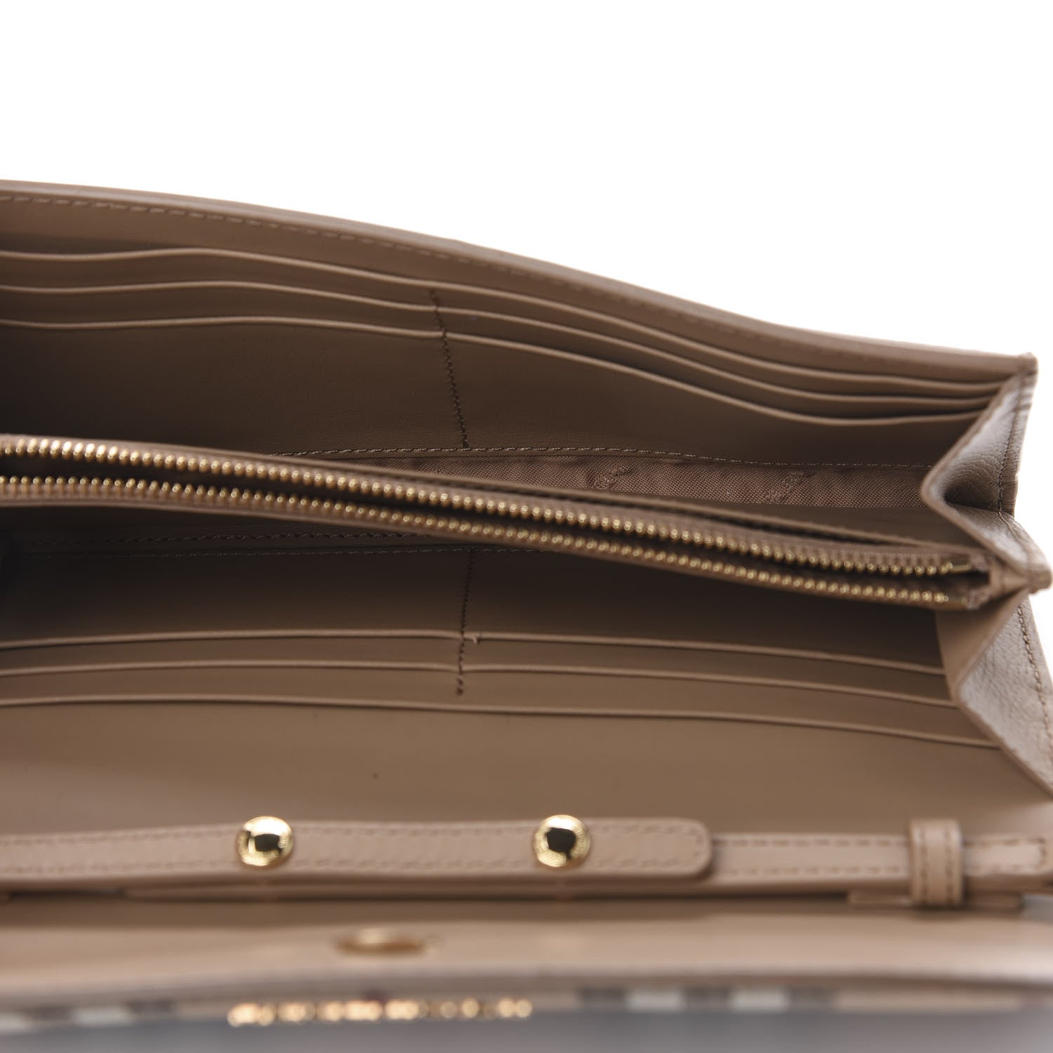 Burberry Haymarket Check Henley Wallet On Chain Mid Camel 5 of 11