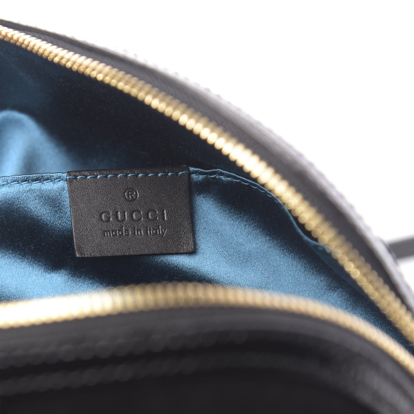 Suede Patent Web GG Small Ophidia Dome Shoulder Bag Black