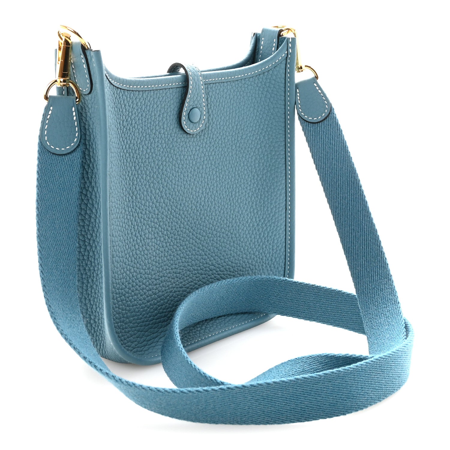 Hermes Taurillon Clemence Evelyne TPM New Blue Jean 1873491