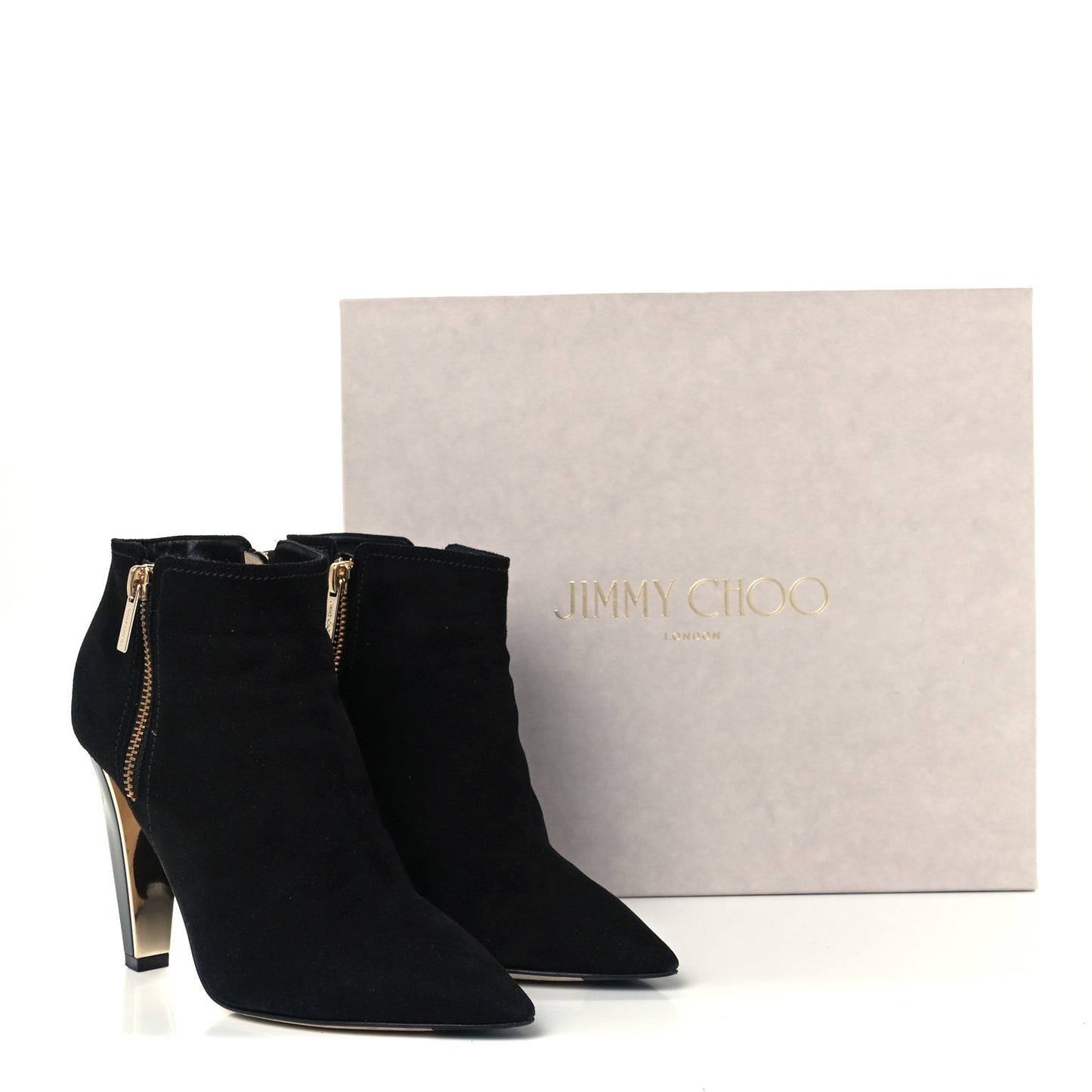 Suede Ankle Boots 36 Black