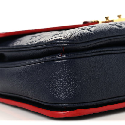 Louis Vuitton Empreinte Pochette Metis Marine Rouge 9 of 10