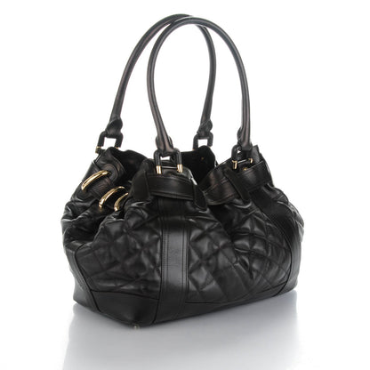 Burberry Calfskin Quilted Beaton Dark Brown 3 of 8