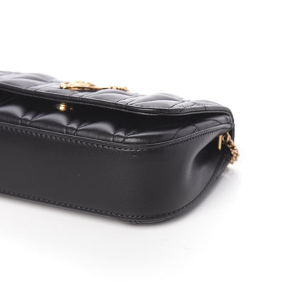 Versace Nappa Quilted Virtus Evening Bag Black 9 of 10