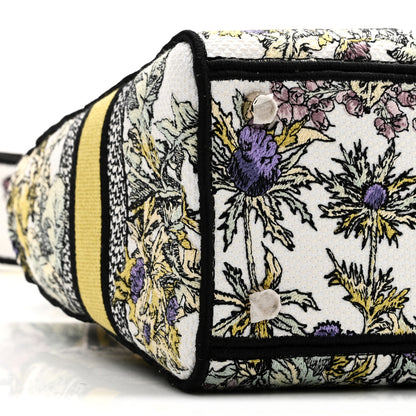 Christian Dior Canvas Embroidered Chardons Toile De Jouy Medium Lady D-Lite Latte Multicolor 8 of 9