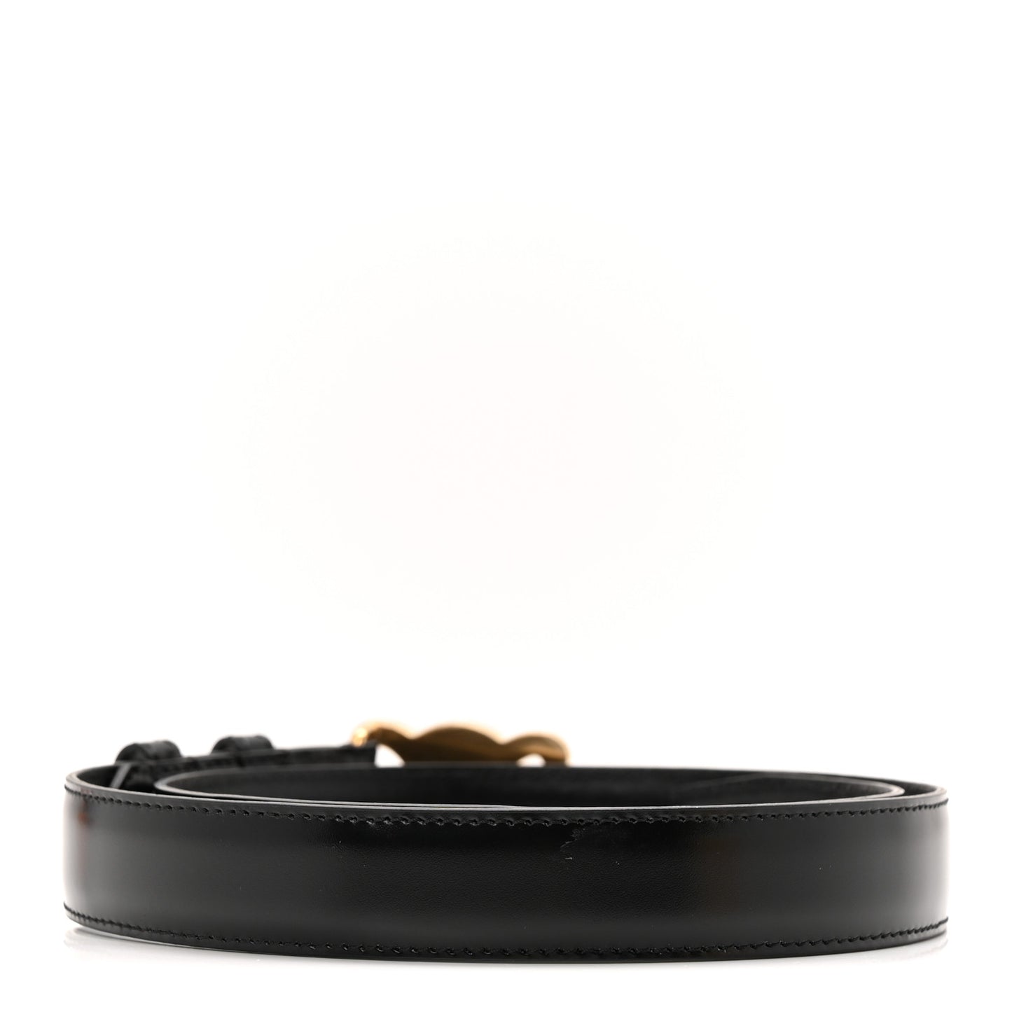 Box Calfskin Medium 25mm Triomphe Belt 75 Black