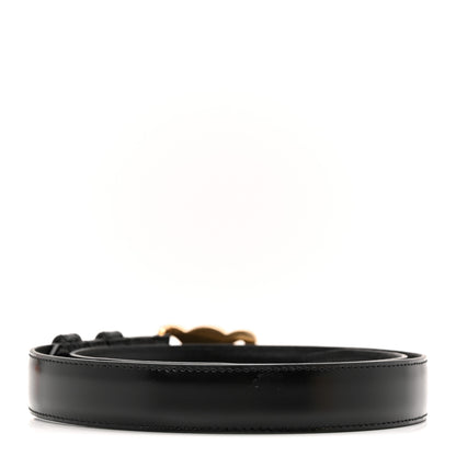Celine Box Calfskin Medium 25mm Triomphe Belt 75 Black 2 of 5