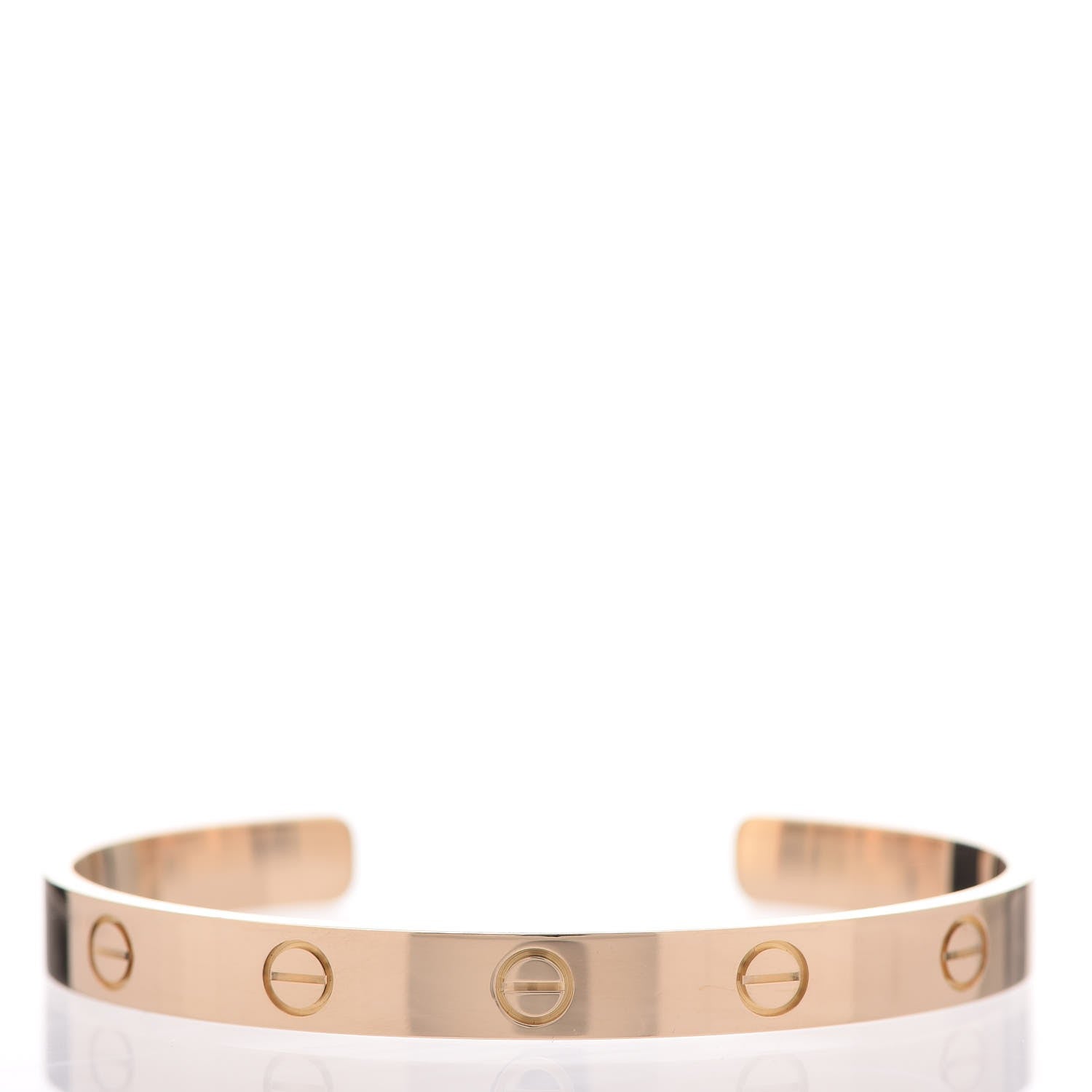 Cartier 18K Yellow Gold LOVE Cuff Bracelet 17 1 of 5