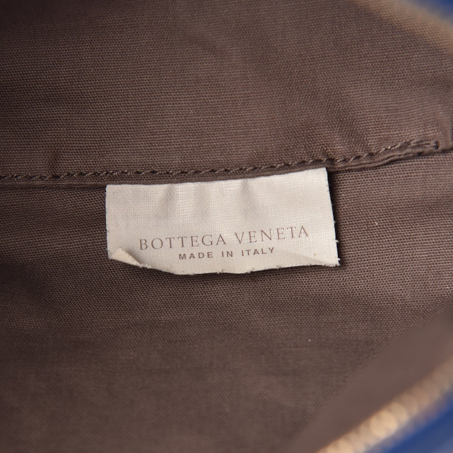 Bottega Veneta Nappa Intrecciato Cosmetic Case Cobalt 7 of 16