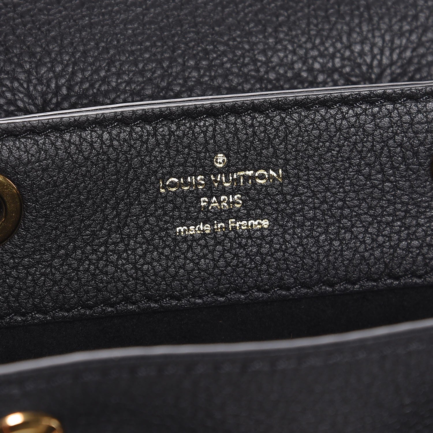 Louis Vuitton Calfskin Lockme Mini Backpack Black 7 of 8