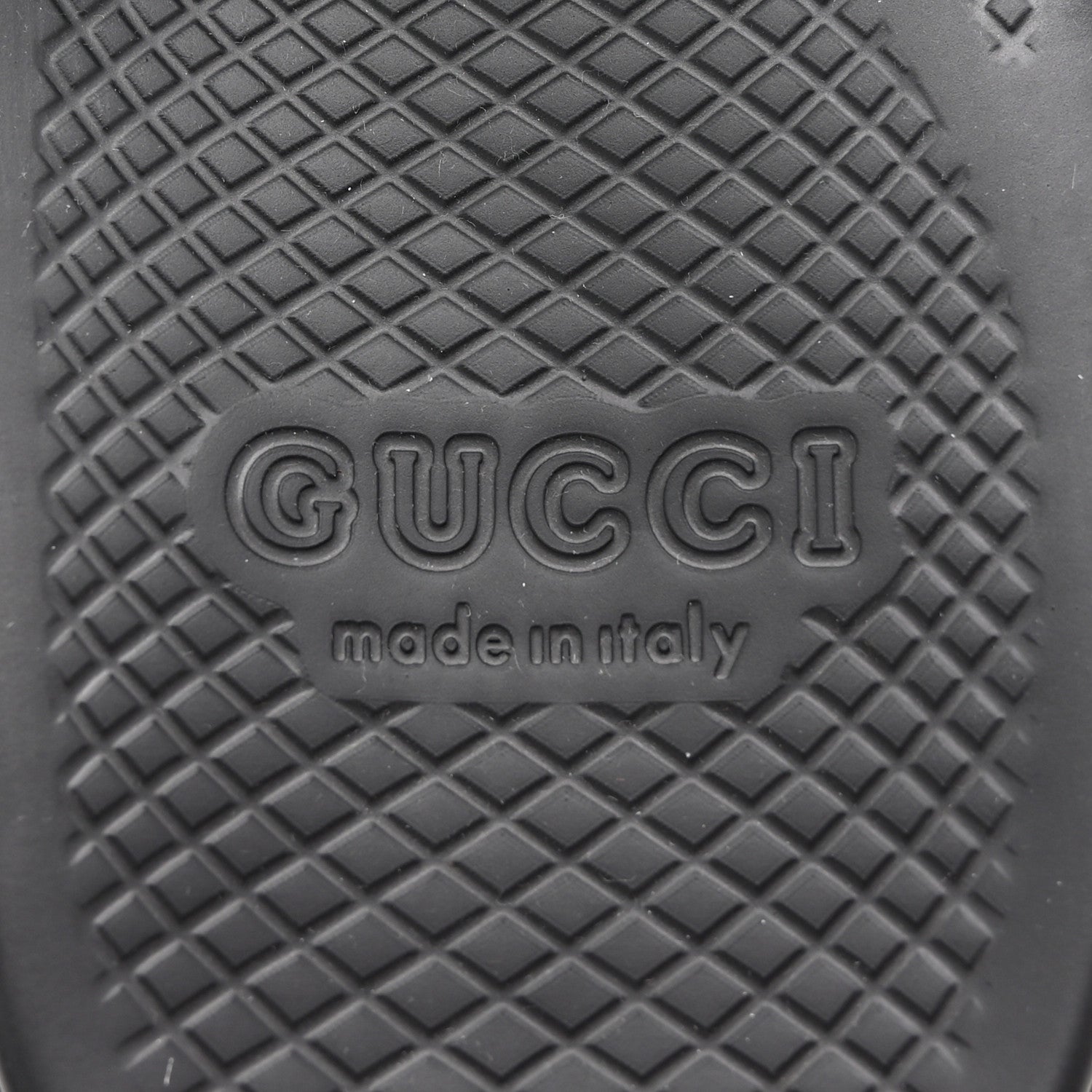 Gucci Rubber Interlocking G Pursuit Mens Slide Sandals 9 Black White 8 of 10