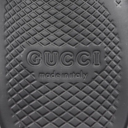 Gucci Rubber Interlocking G Pursuit Mens Slide Sandals 9 Black White 8 of 10