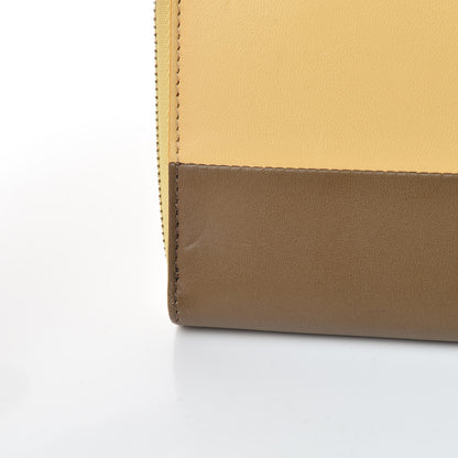 Celine Lambskin Large Zip Around Multifunction Wallet Butter 10 of 12