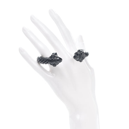 David Yurman Aluminum 10mm Renaissance Cable Bracelet Black 2 of 7