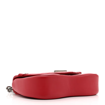 Louis Vuitton Calfskin New Wave Chain PM Scarlet 4 of 10
