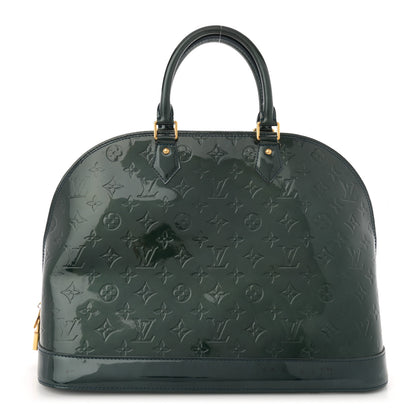 Louis Vuitton Vernis Alma GM Blue Nuit 1 of 15