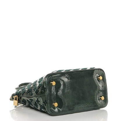 Louis Vuitton Patent Lambskin Fascination Lockit Vert Fonce 4 of 7