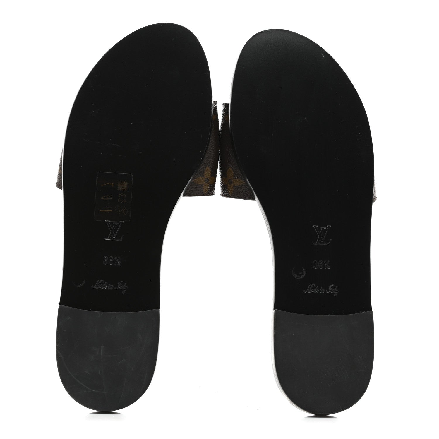 Louis Vuitton Patent Monogram Lock It Flat Mules 36.5 6 of 10