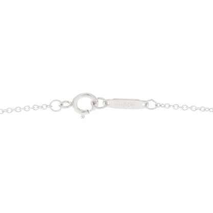 Tiffany Platinum Diamond .41ct Fleur De Lis Key Pendant Necklace 4 of 7