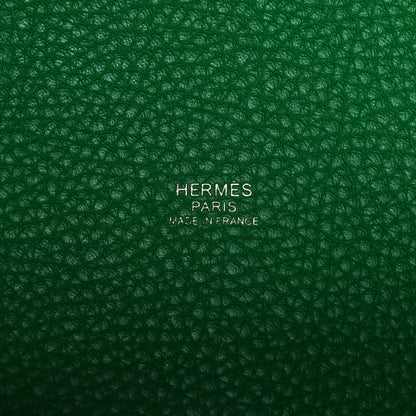 Hermes Taurillon Clemence Monochrome Picotin Lock 18 PM Bambou 6 of 12