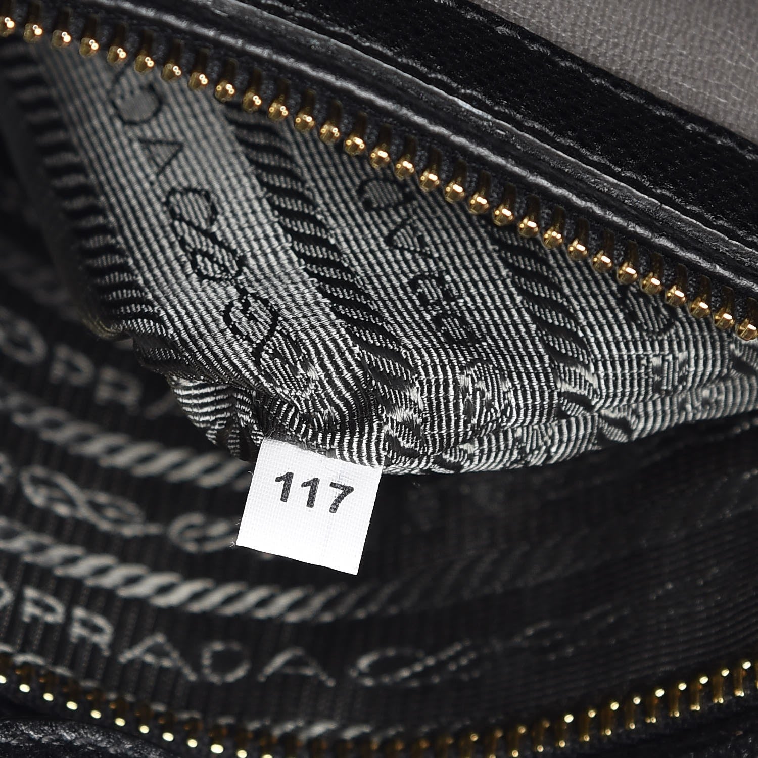 Prada Saffiano Cuir Front Pocket Tote Black 7 of 20