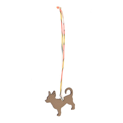 Hermes Taurillon Clemence Chevre Mysore Petit H Chihuahua Bag Charm Etoupe 1 of 4