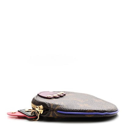 Louis Vuitton Monogram Totem Round Coin Purse Magenta 4 of 8