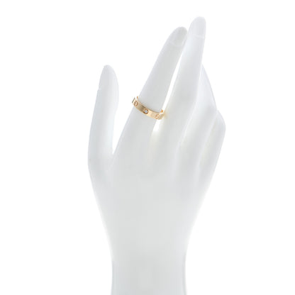 Cartier 18K Yellow Gold Diamond 4mm LOVE Wedding Band Ring 57 8 2 of 5