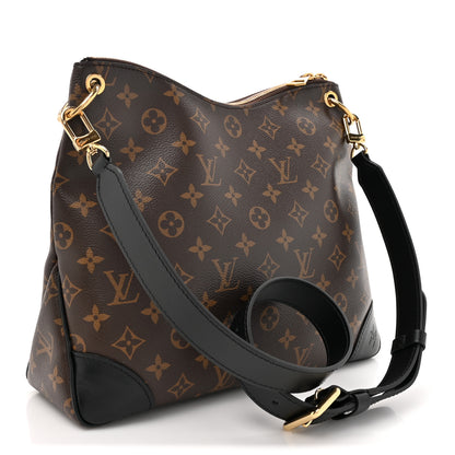 Louis Vuitton Monogram Odeon MM Black 2 of 15
