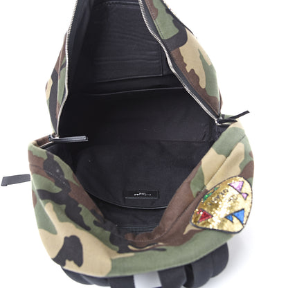 Saint Laurent Canvas Multi Patch City Backpack 4 of 11
