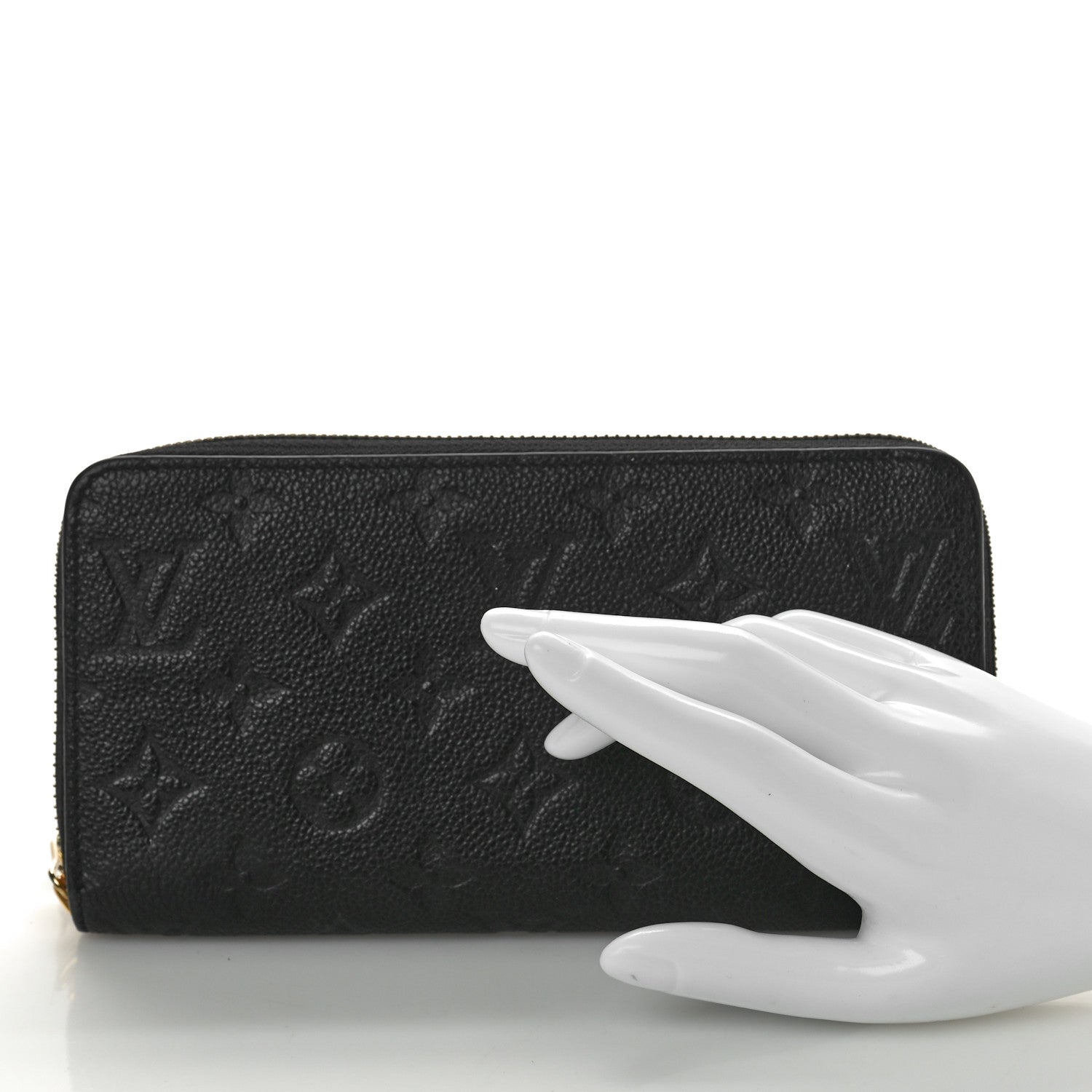 Louis Vuitton Empreinte Zippy Wallet Black 2 of 7