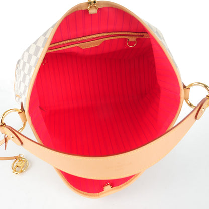 Louis Vuitton Damier Azur Delightful MM Pink 5 of 8