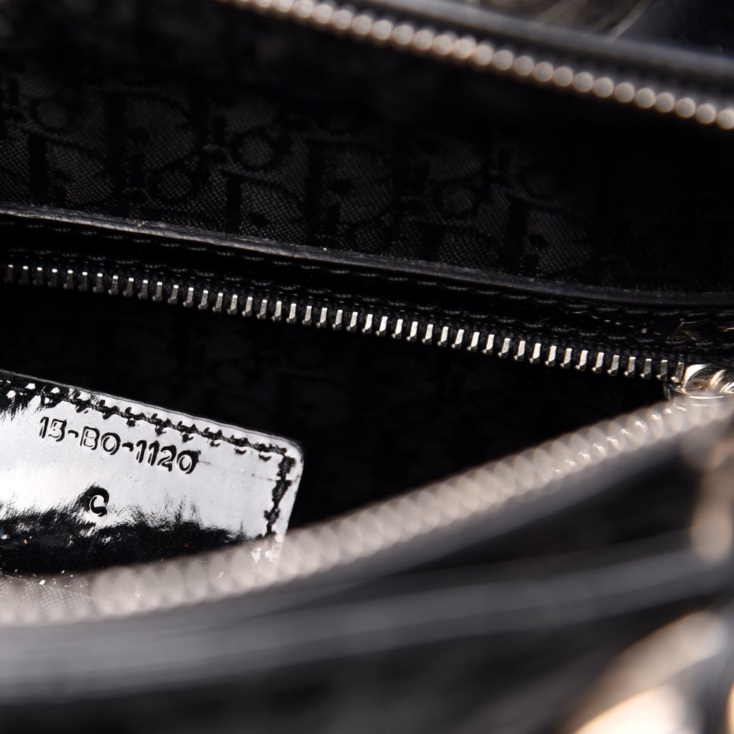 Christian Dior Patent Cannage Large Lady Dior Black 8 of 12