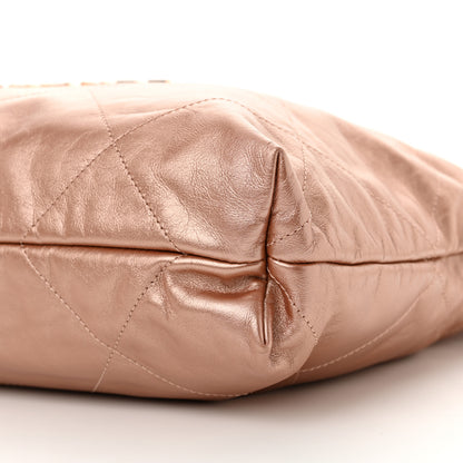 Chanel Metallic Calfskin Quilted Chanel 22 Copper 11 of 11