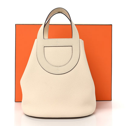 Hermes Taurillon Clemence Swift In-The-Loop 23 Bag Nata 11 of 11