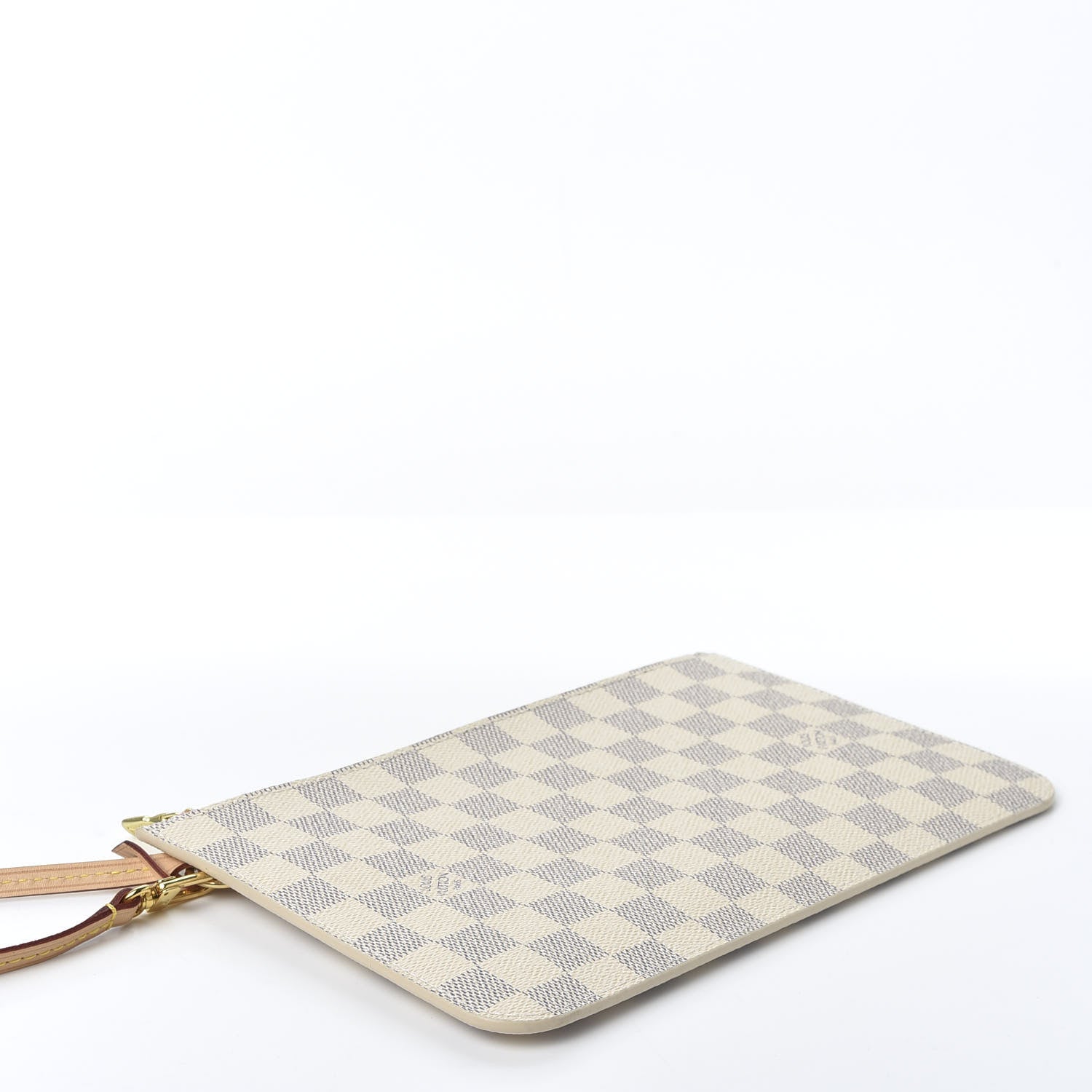 Louis Vuitton Damier Azur Neverfull MM GM Pochette Rose Ballerine 3 of 8