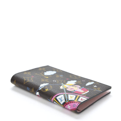 Louis Vuitton Monogram 2020 Christmas Animation Big Wheel Passport Cover Rose Ballerine 3 of 8
