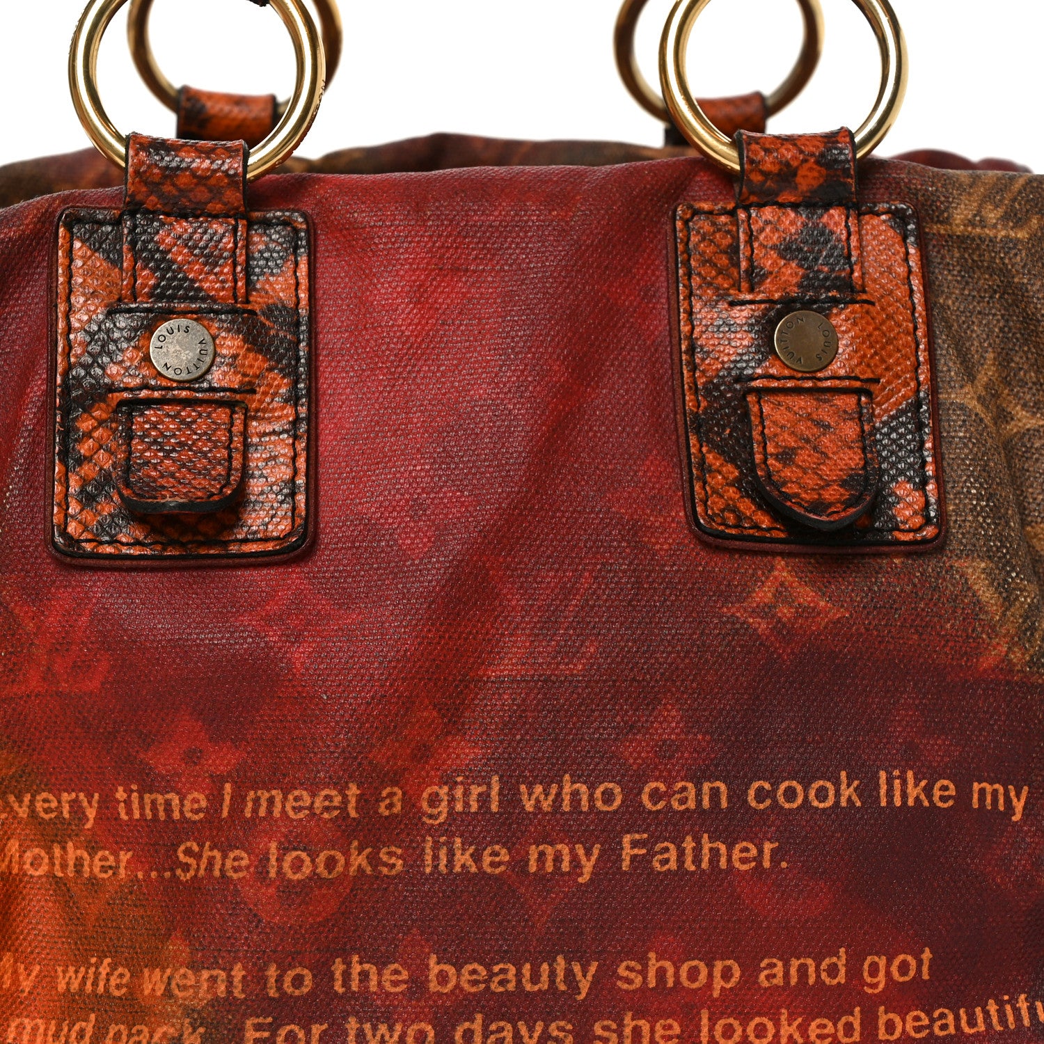 Louis Vuitton Monogram Karung Mancrazy Jokes Bag 7 of 12