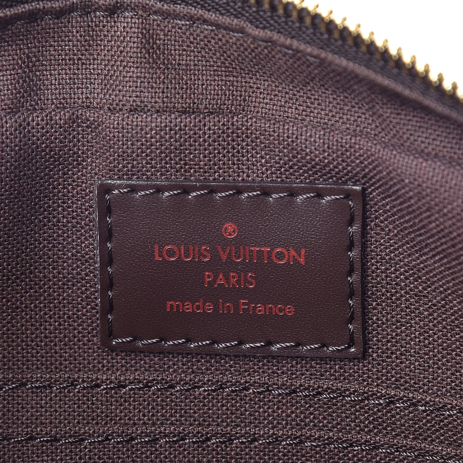 Louis Vuitton Damier Ebene Pochette Billets Macao 6 of 7