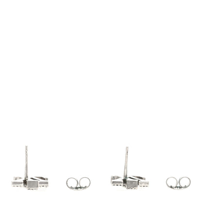Louis Vuitton Crystal LV Iconic Earrings Silver 3 of 4