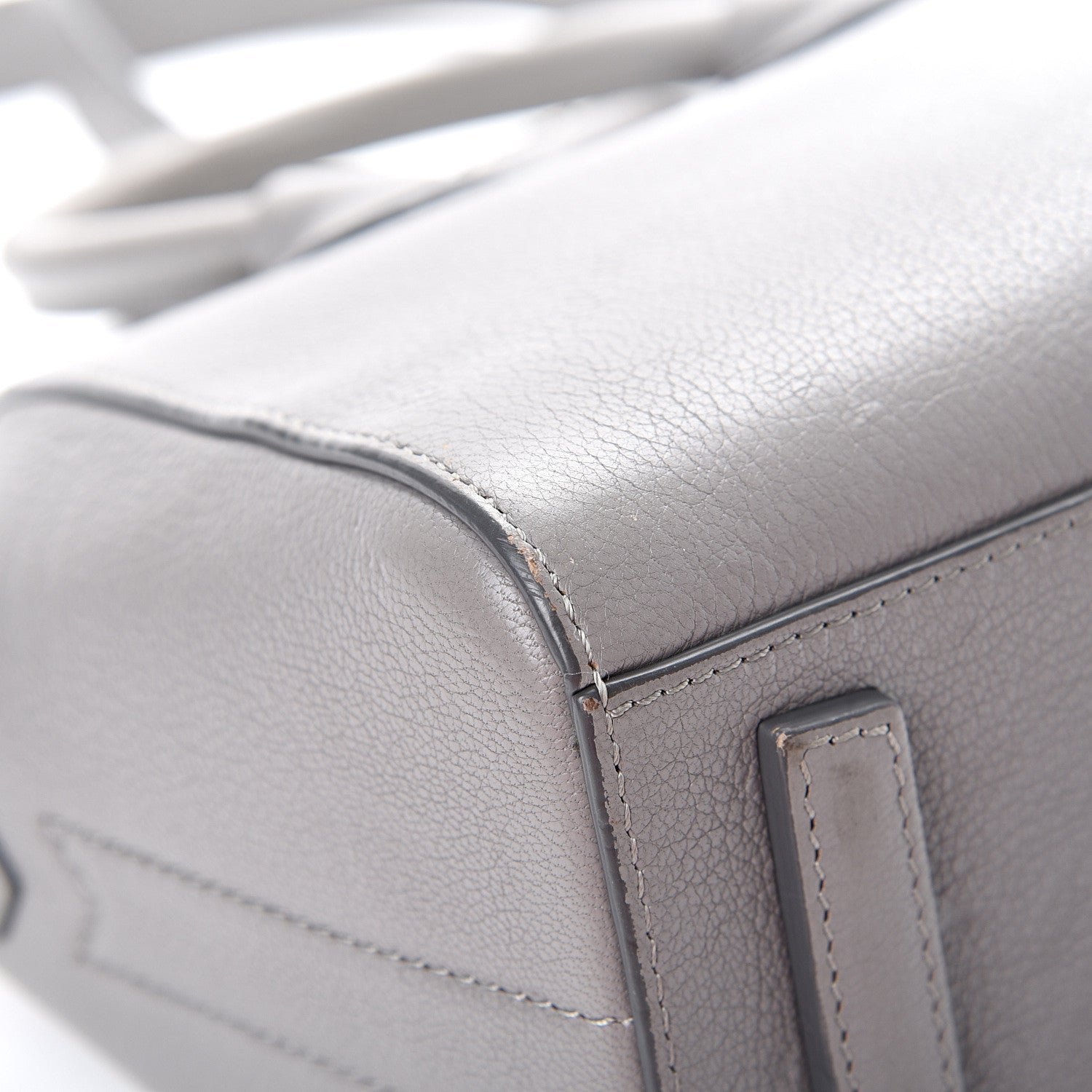 Givenchy Sugar Goatskin Mini Antigona Pearl Grey 8 of 15
