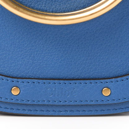Chloe Calfskin Suede Small Nile Bracelet Bag Smoky Blue 8 of 8