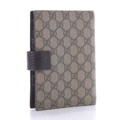 Gucci GG Supreme Monogram Standard Agenda Dark Brown 3 of 9