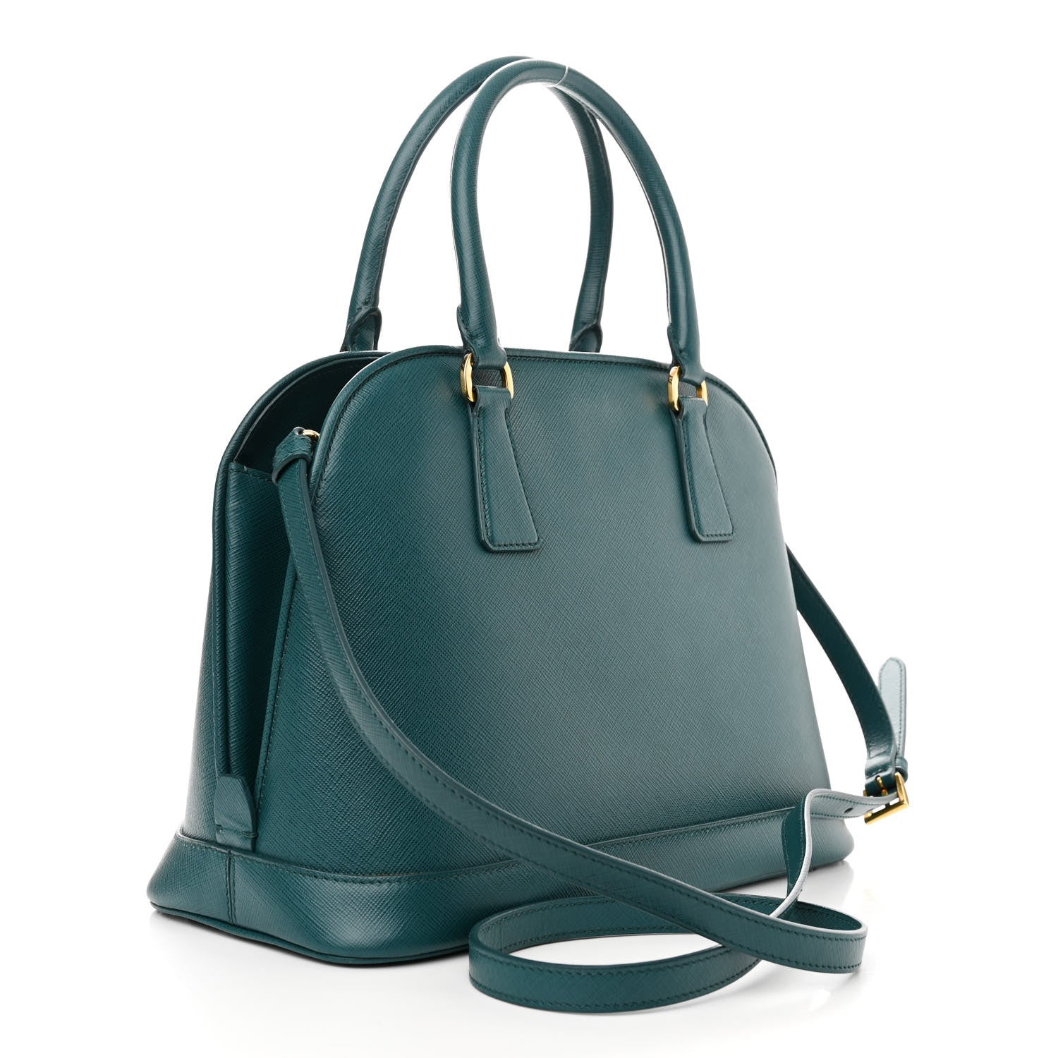 Prada Saffiano Lux Medium Promenade Tote Ottanio 3 of 15