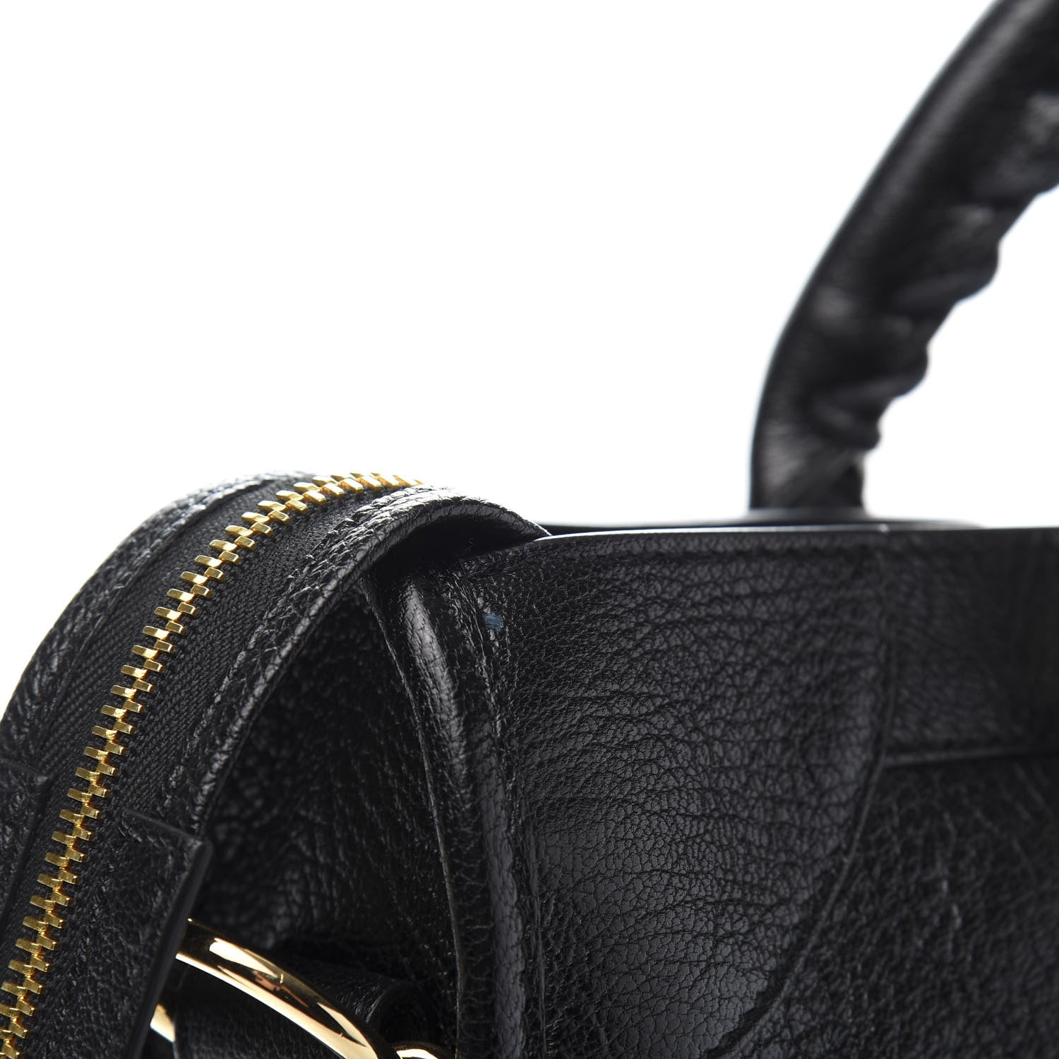 Balenciaga Chevre Gold Metallic Edge Hardware City Black 12 of 14