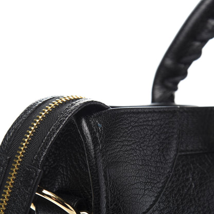 Balenciaga Chevre Gold Metallic Edge Hardware City Black 12 of 14