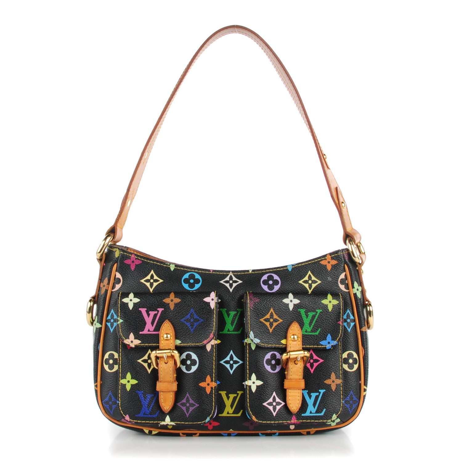 Louis Vuitton Monogram Multicolor Lodge PM Black 1 of 7
